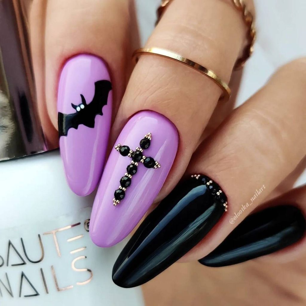 Unhas Decoradas de Halloween 2024 Inspirações Assustadoras